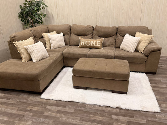 Ashley Furniture Sectional w/ Ottoman
