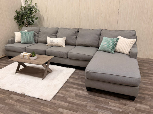 Large Gray Ashley Furniture Sectional Couch