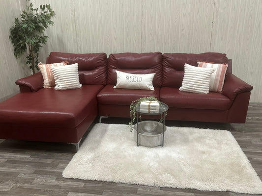 Large Leather Sectional Couch