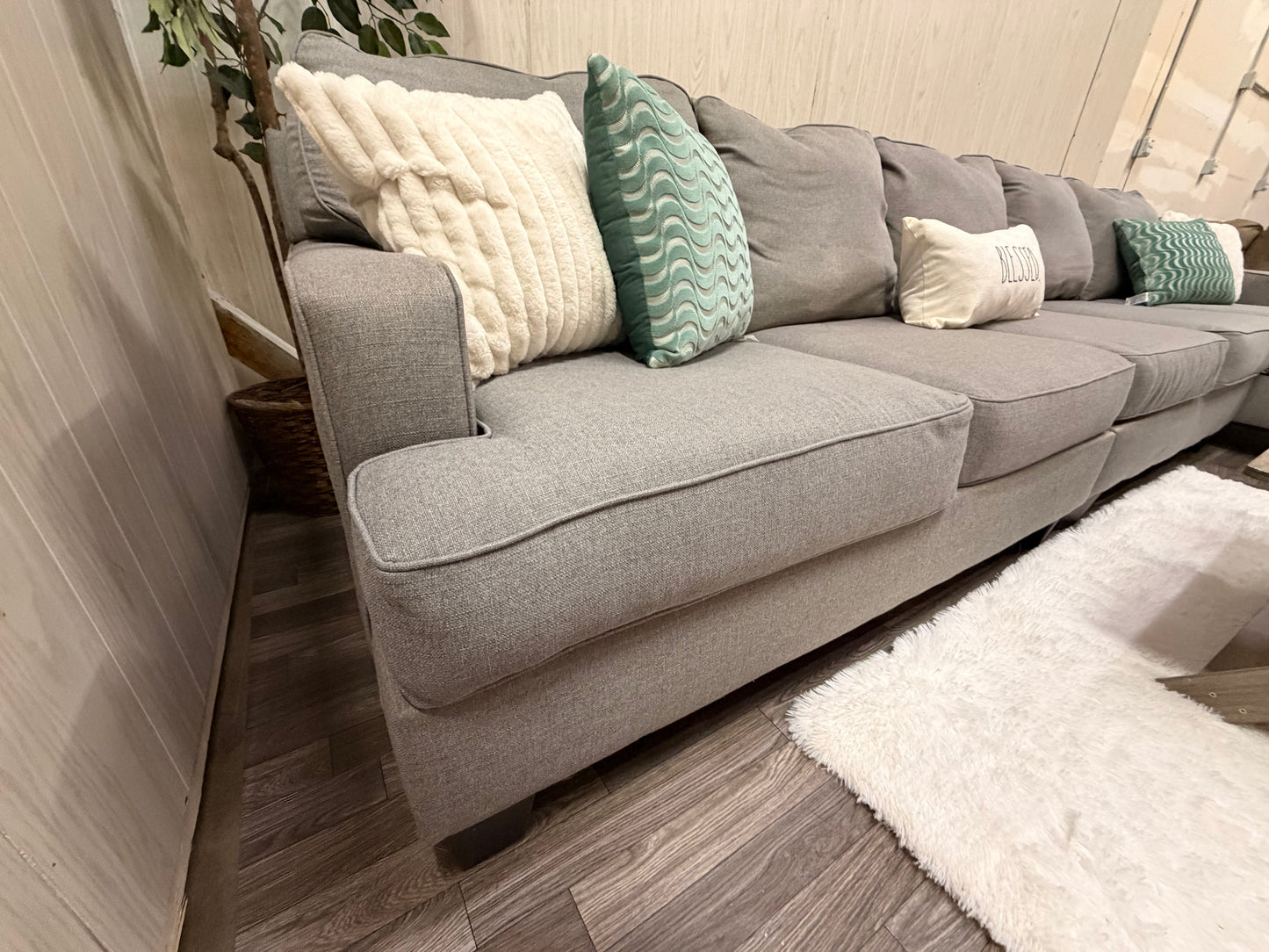 Large Gray Ashley Furniture Sectional Couch