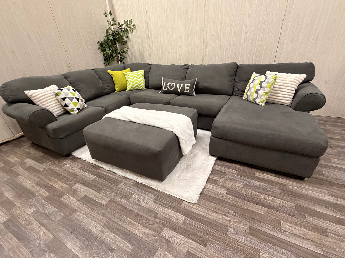 Ashley Furniture Sectional w/ Ottoman