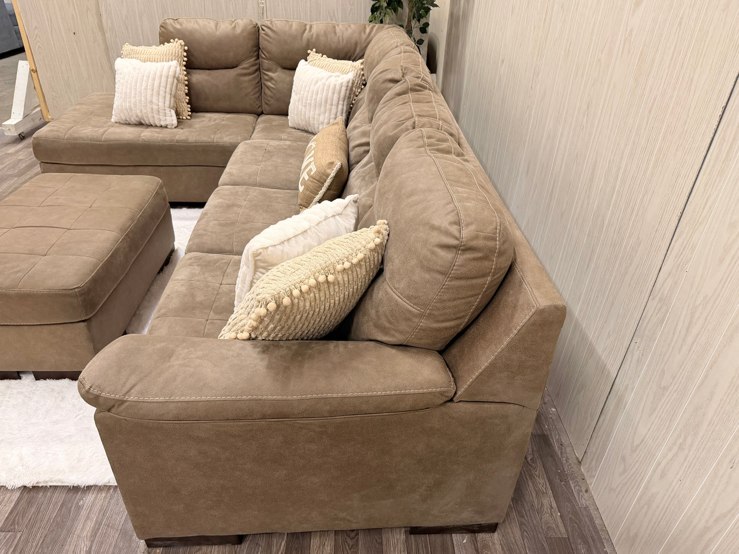 Ashley Furniture Sectional w/ Ottoman