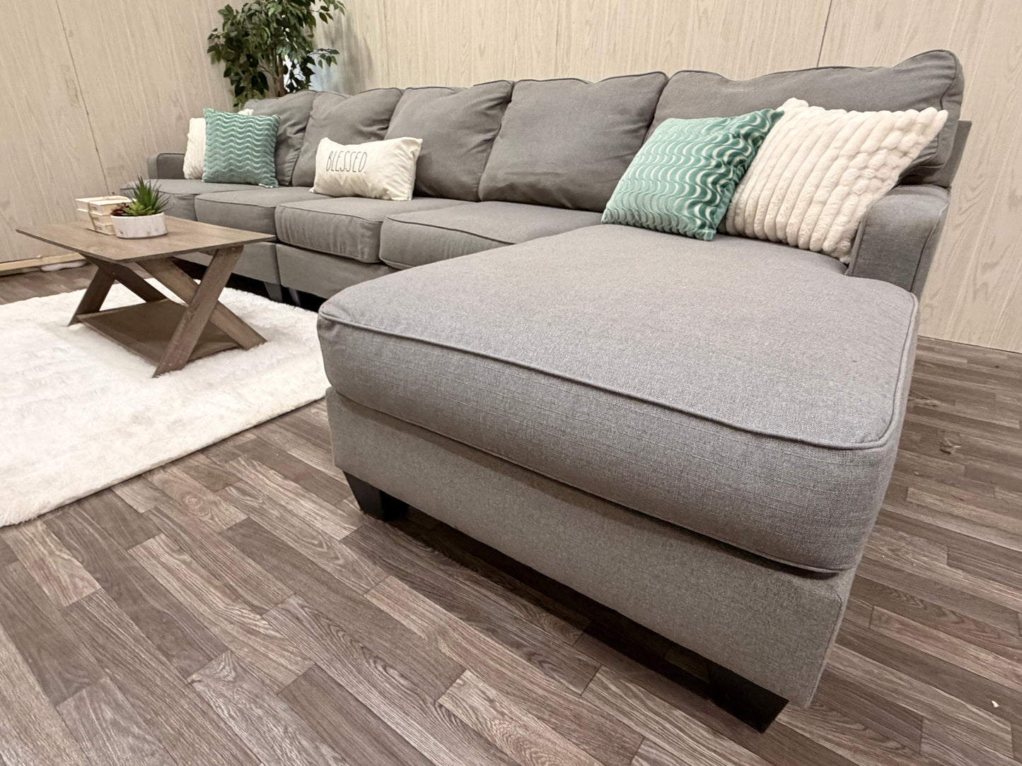 Large Gray Ashley Furniture Sectional Couch