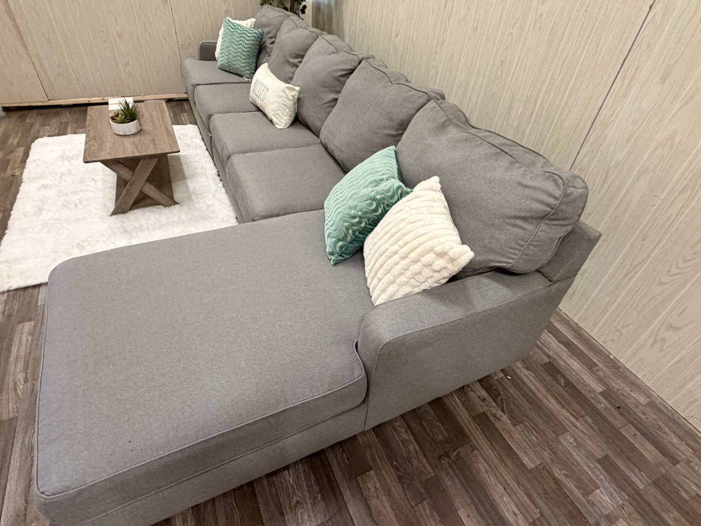 Large Gray Ashley Furniture Sectional Couch