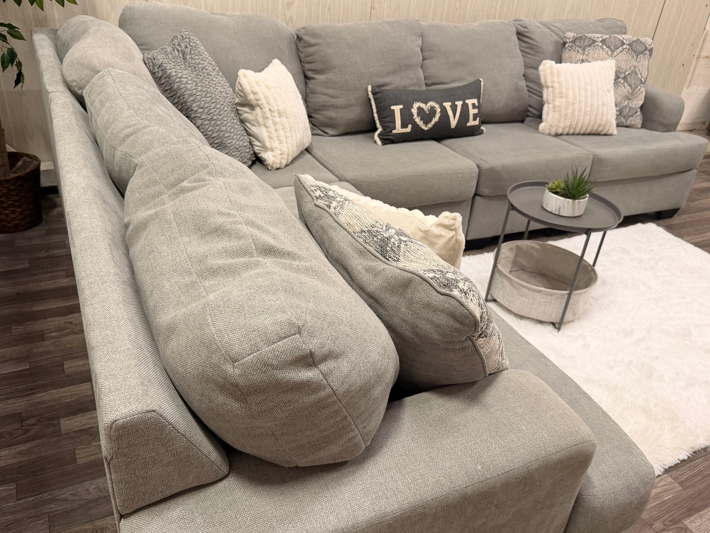 Large Gray Ashley Furniture Sectional