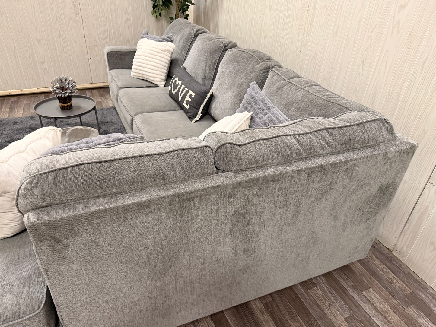 Large Gray Ashley Furniture Sectional Couch