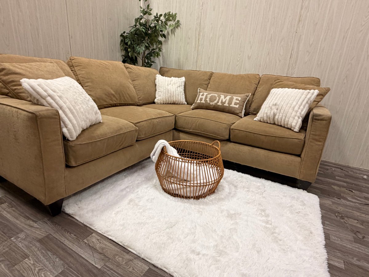 Beige Sectional Couch