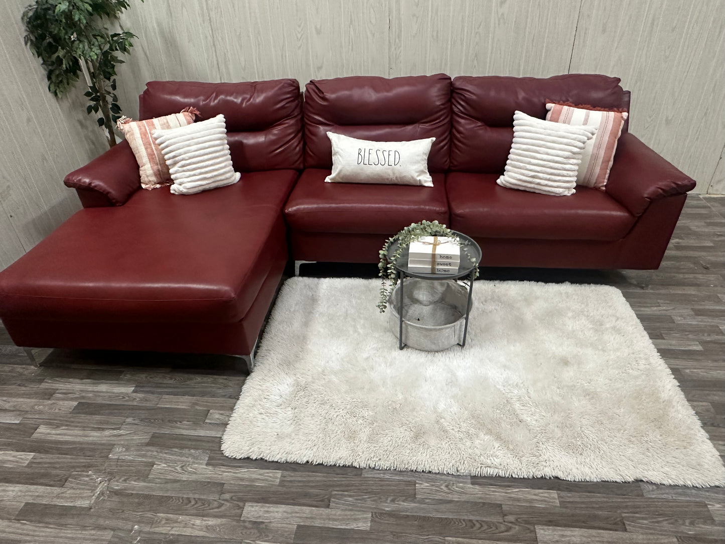 Large Leather Sectional Couch