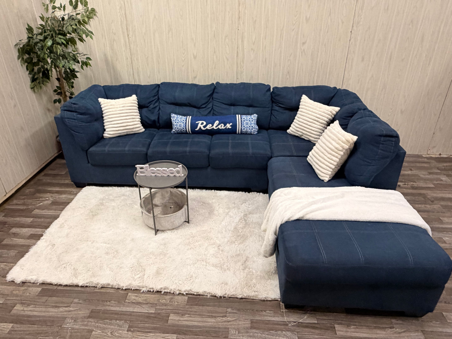 Navy Blue Ashley Furniture Sectional