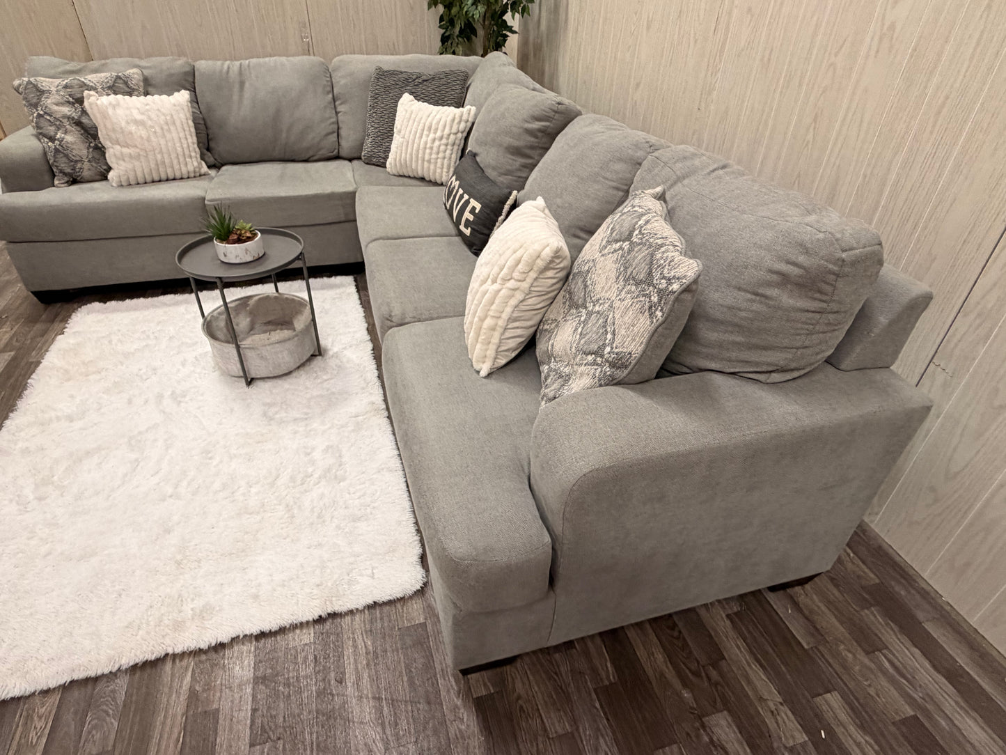 Large Gray Ashley Furniture Sectional