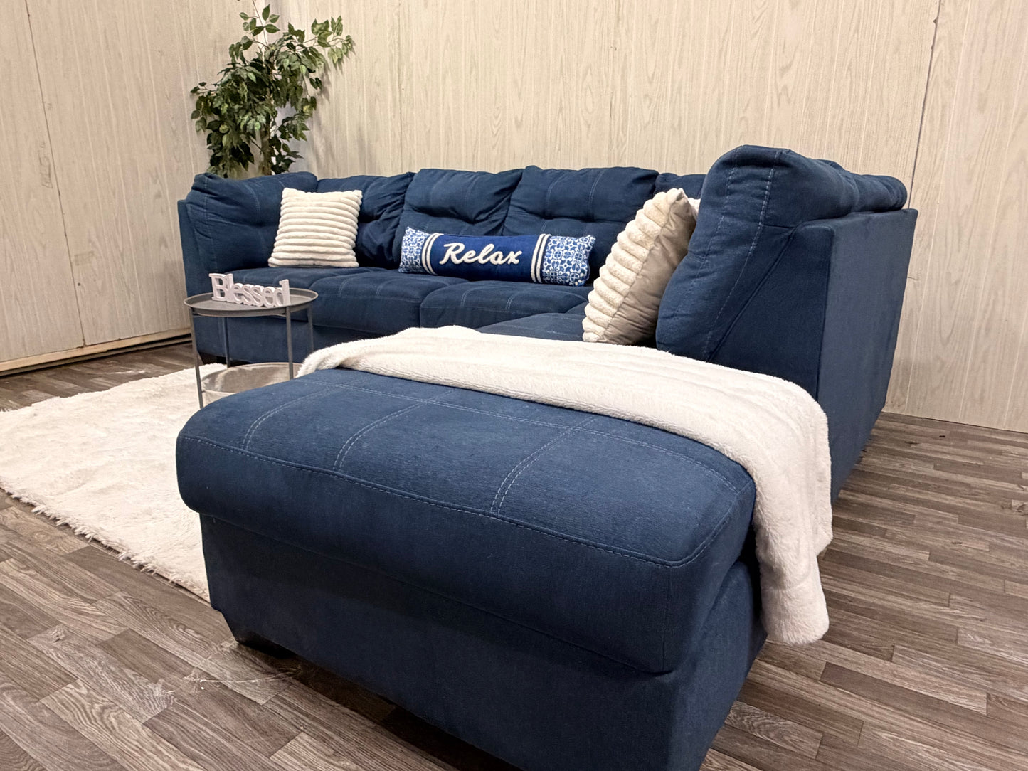 Navy Blue Ashley Furniture Sectional