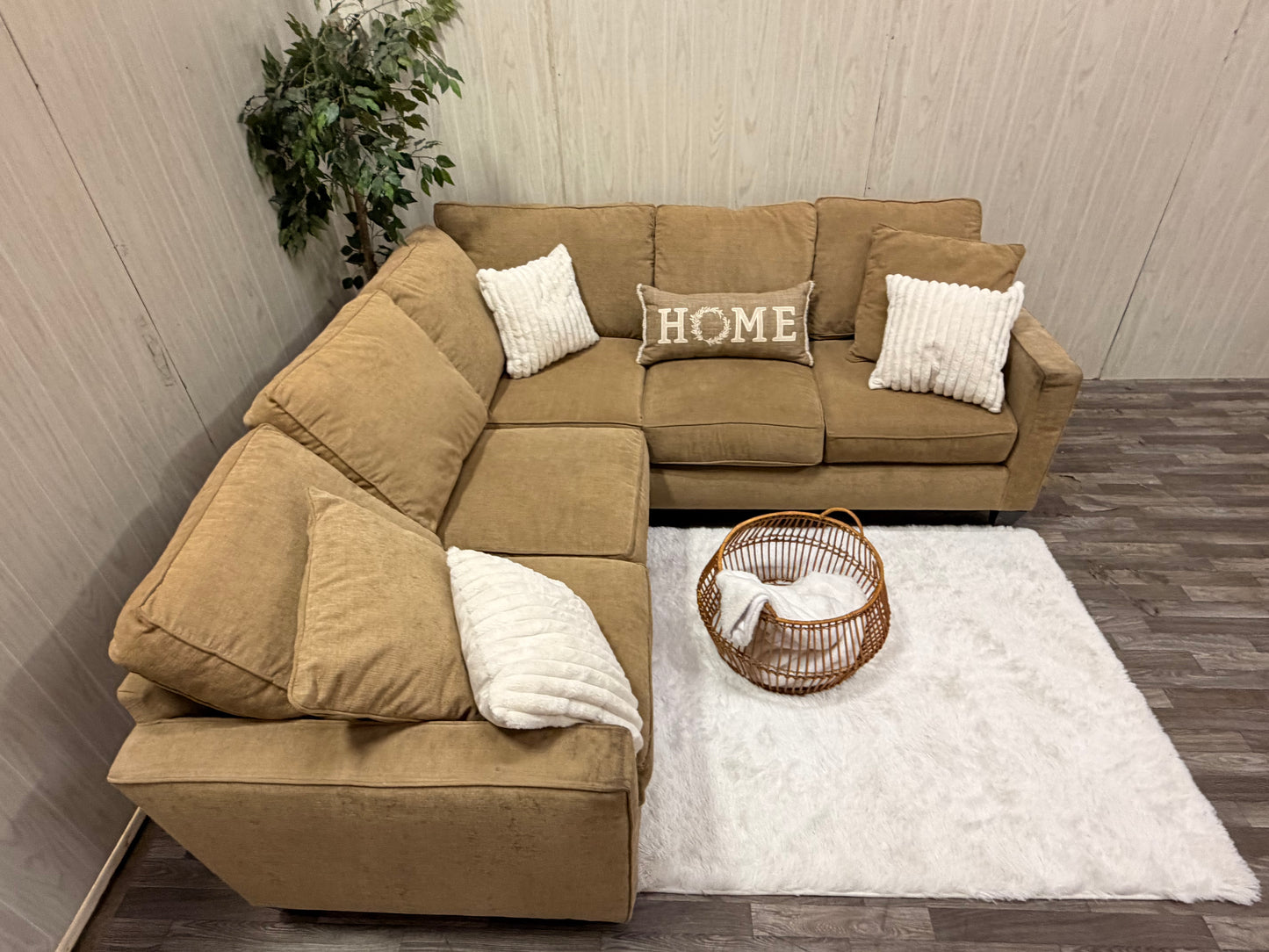 Beige Sectional Couch