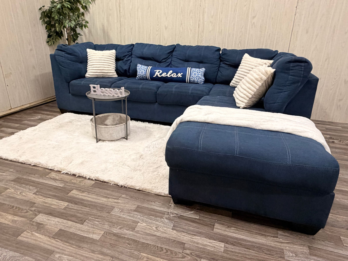 Navy Blue Ashley Furniture Sectional