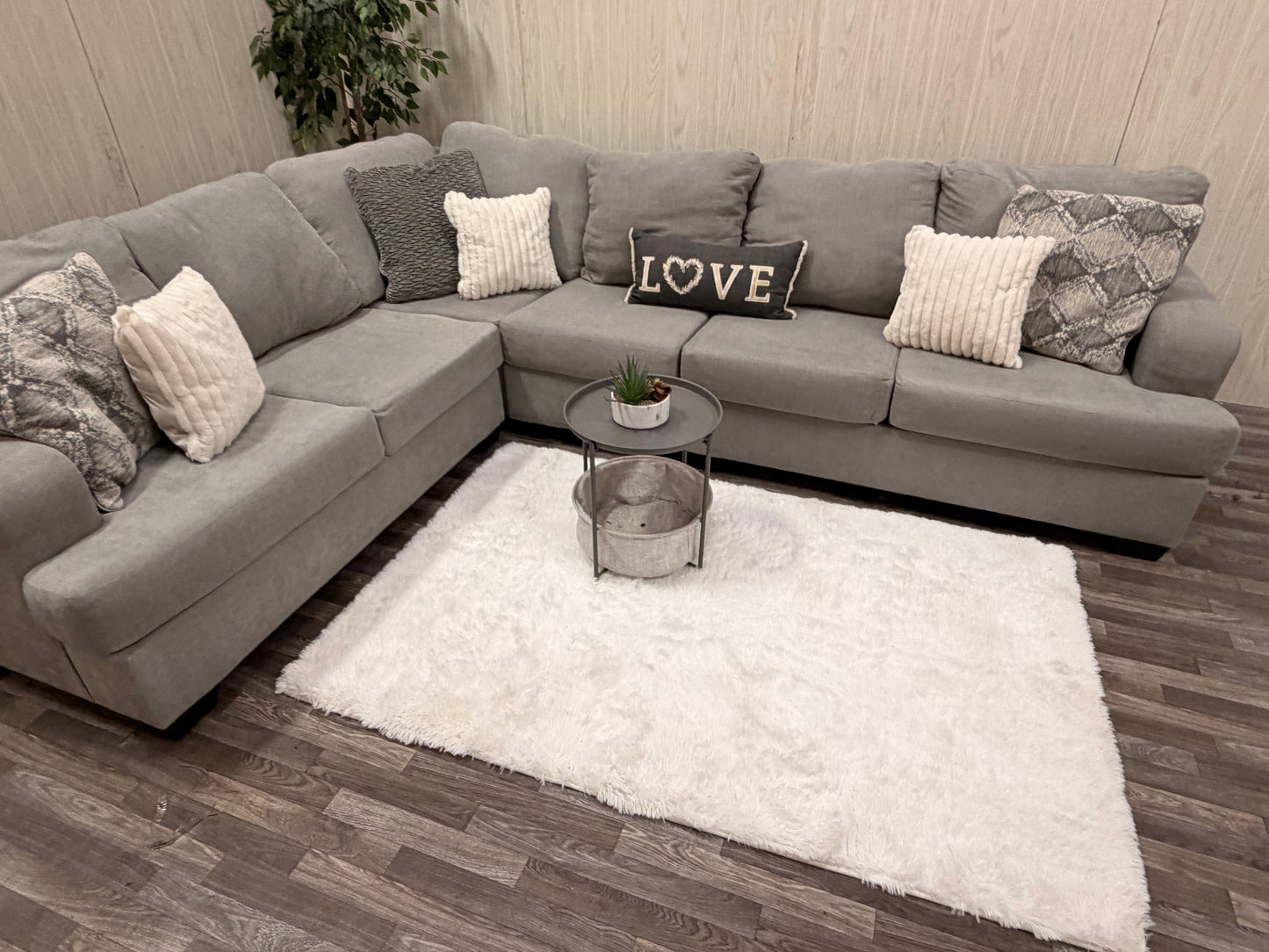 Large Gray Ashley Furniture Sectional