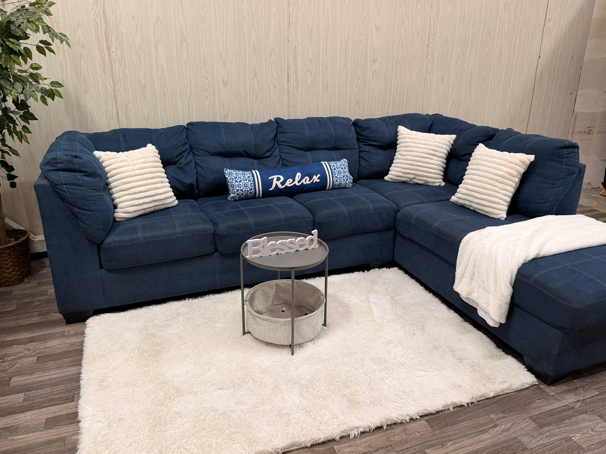 Navy Blue Ashley Furniture Sectional