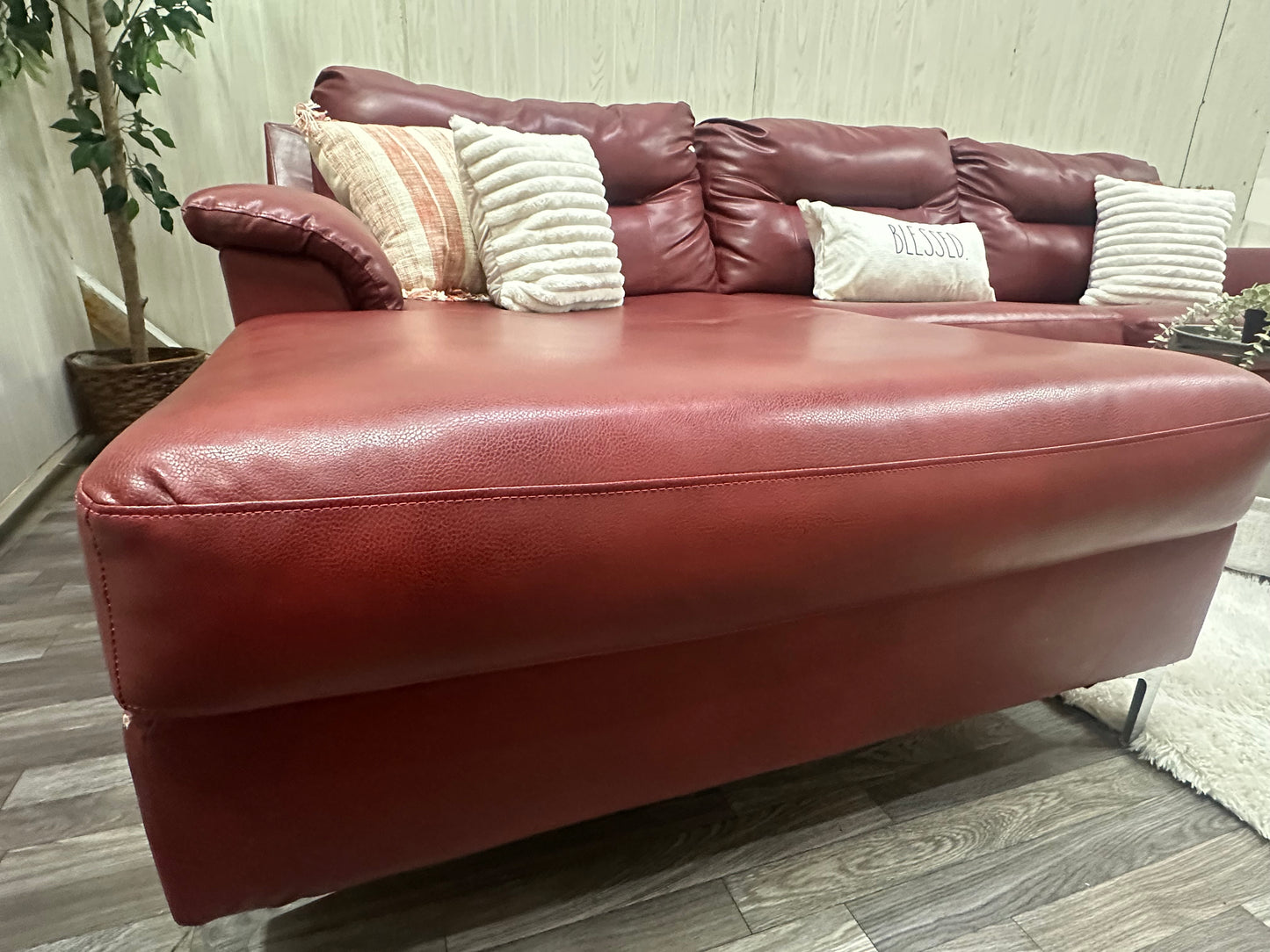 Large Leather Sectional Couch