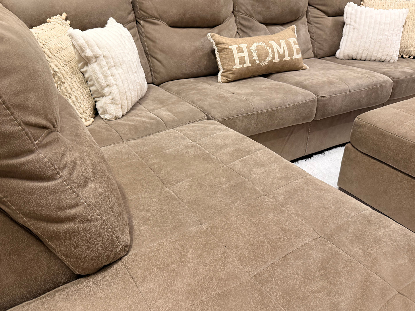 Ashley Furniture Sectional w/ Ottoman