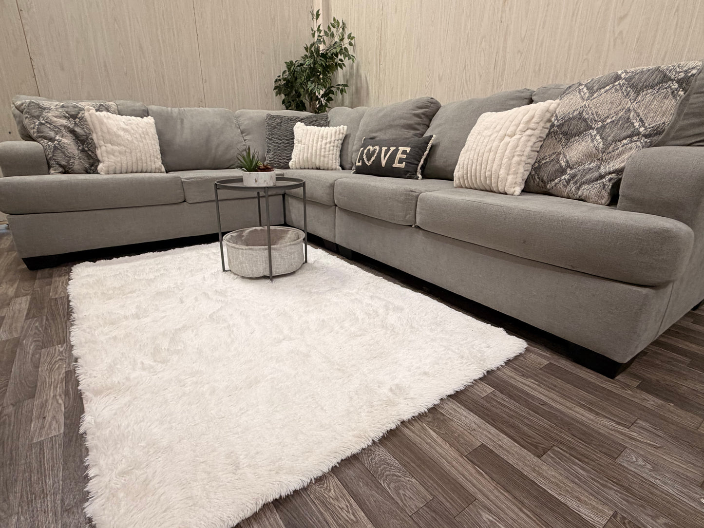 Large Gray Ashley Furniture Sectional