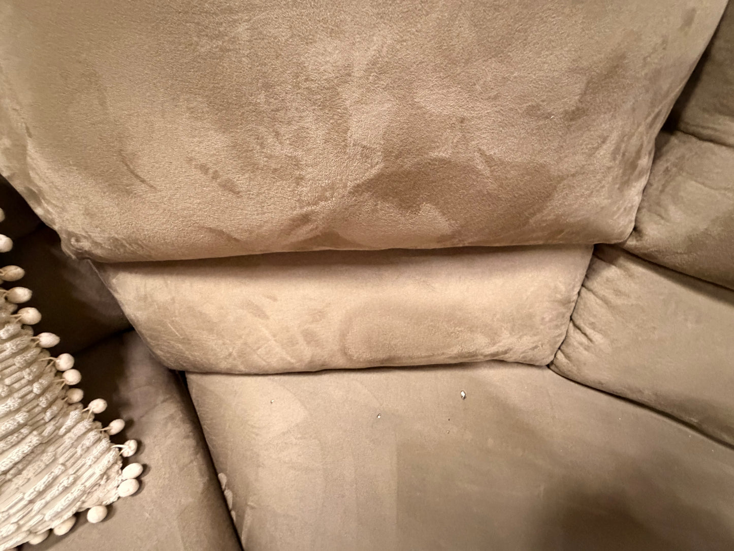 Huge 5-Piece Ashley Furniture Brown Sectional Reclining Couch