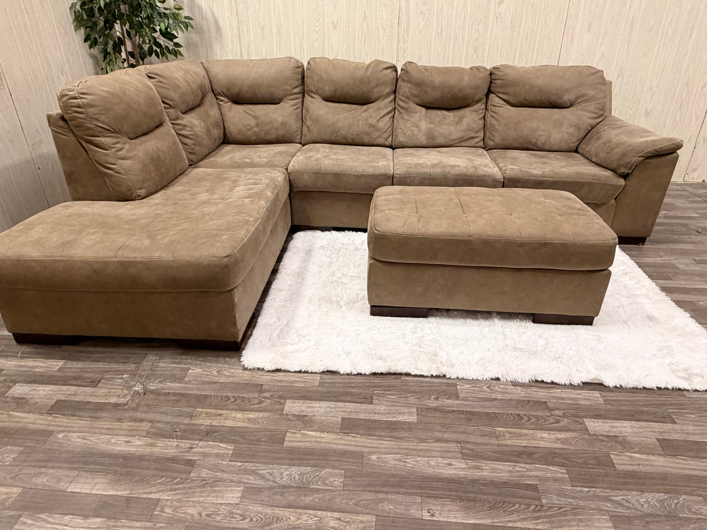 Ashley Furniture Sectional w/ Ottoman