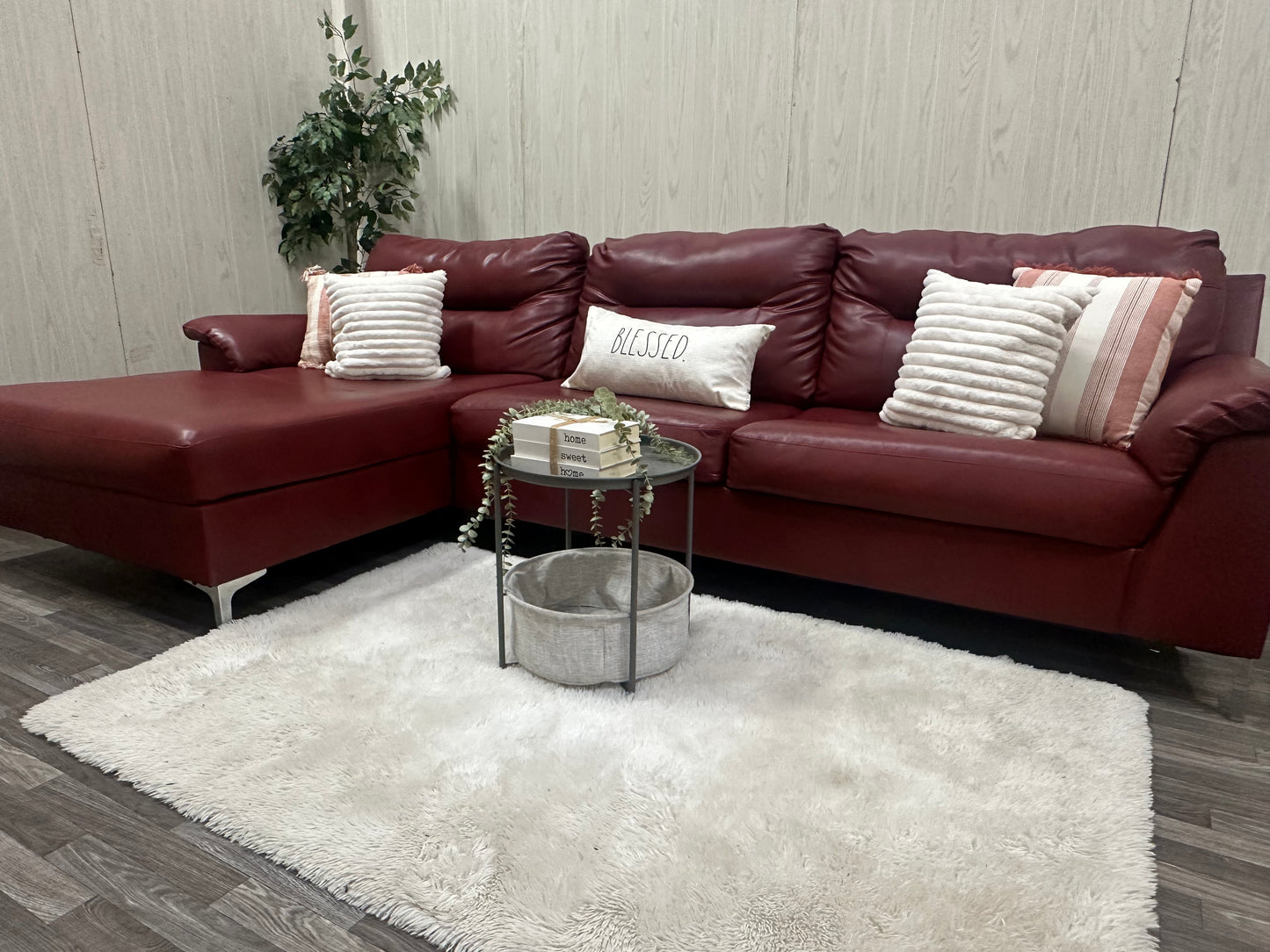 Large Leather Sectional Couch