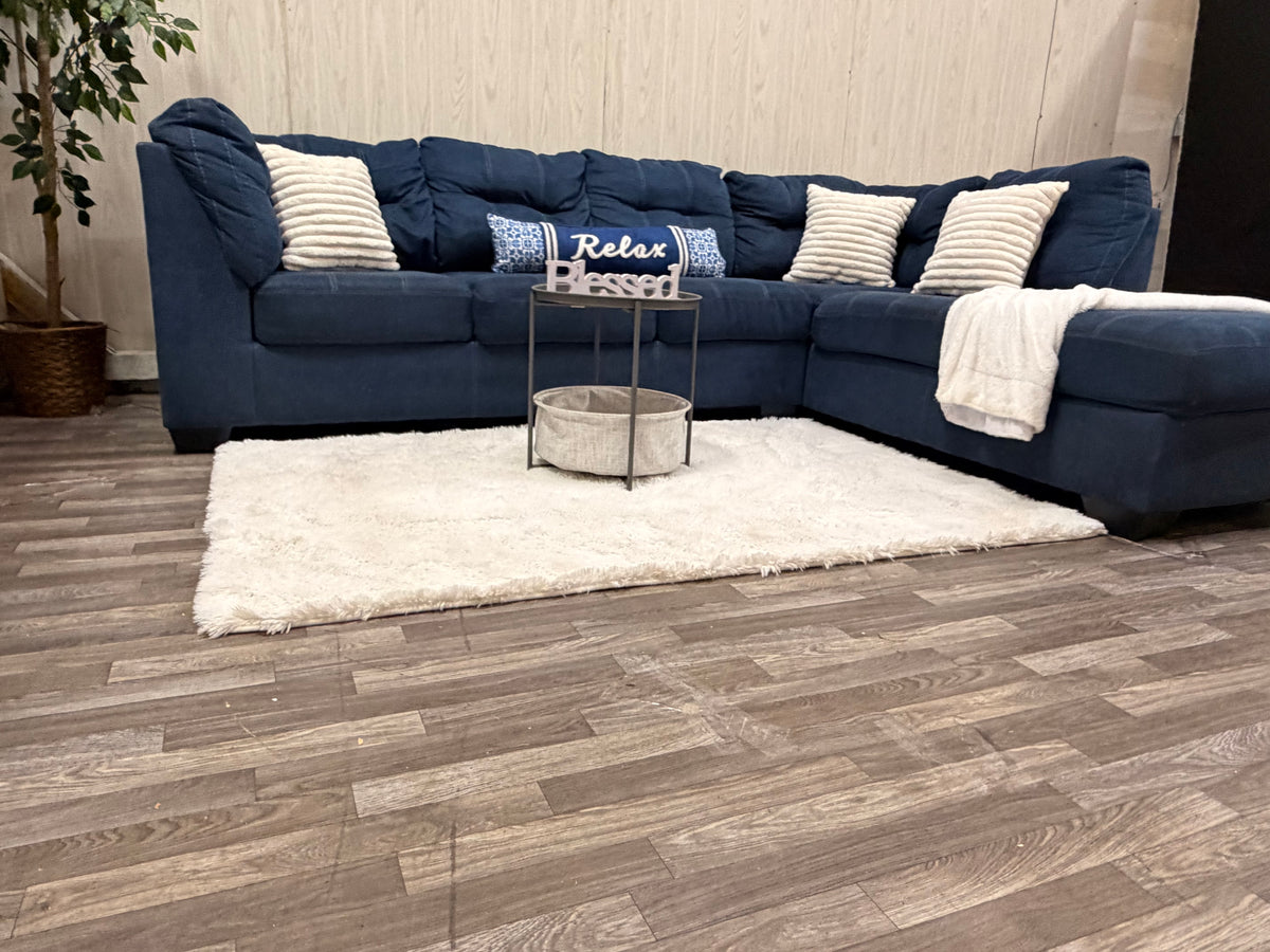 Navy Blue Ashley Furniture Sectional