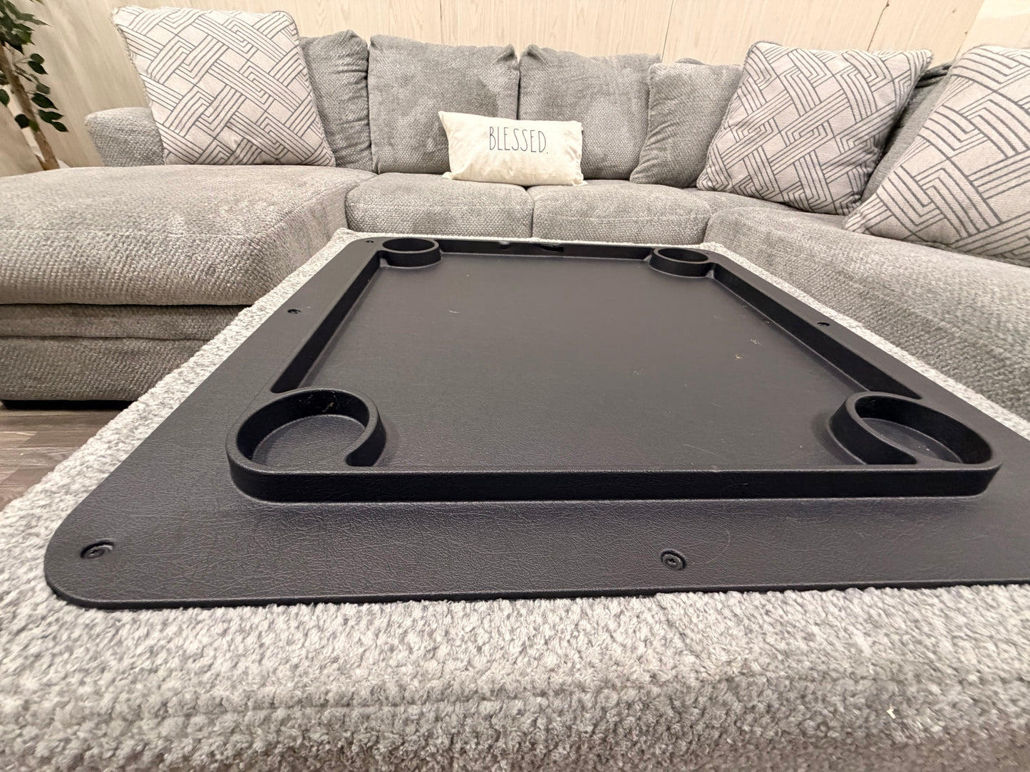 Large Ashley Furniture Sectional, Ottoman, Swivel Chair (Like New)