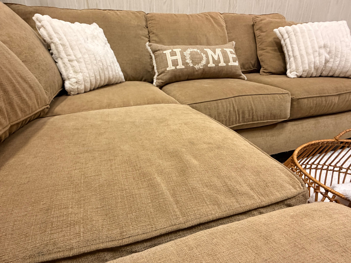 Beige Sectional Couch