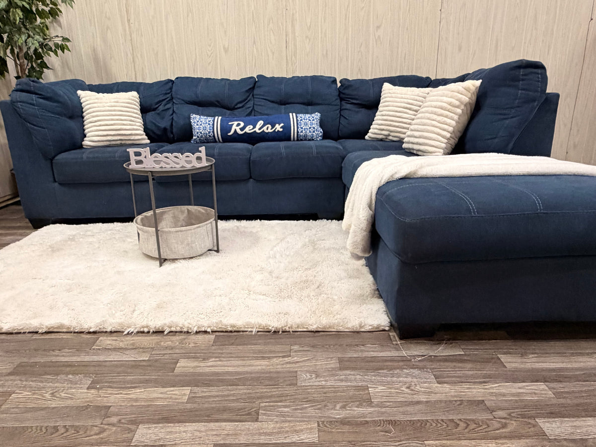 Navy Blue Ashley Furniture Sectional