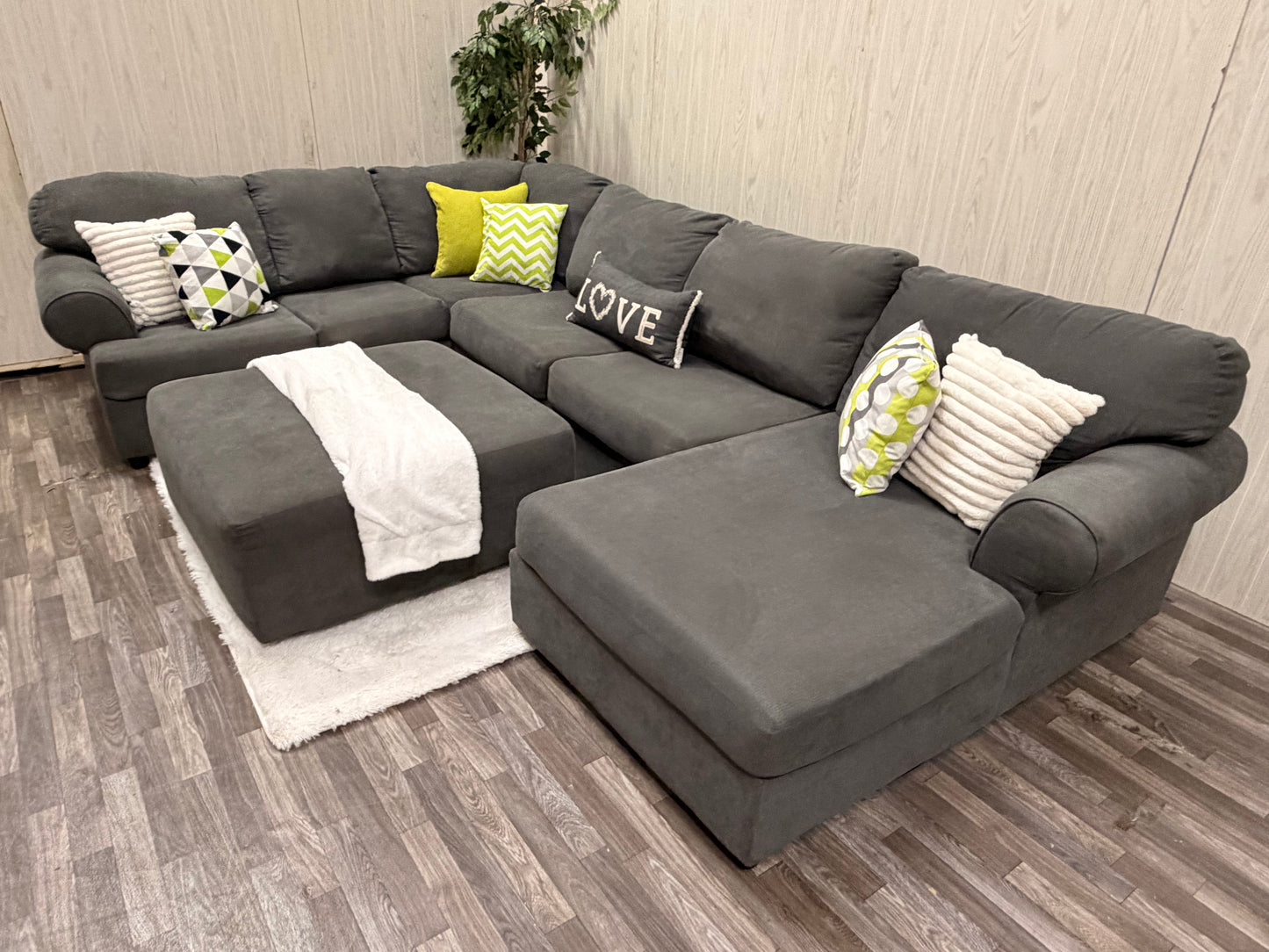 Ashley Furniture Sectional w/ Ottoman