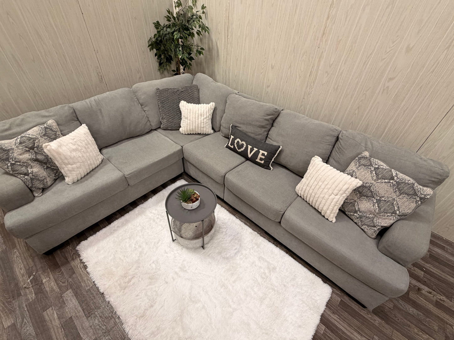 Large Gray Ashley Furniture Sectional