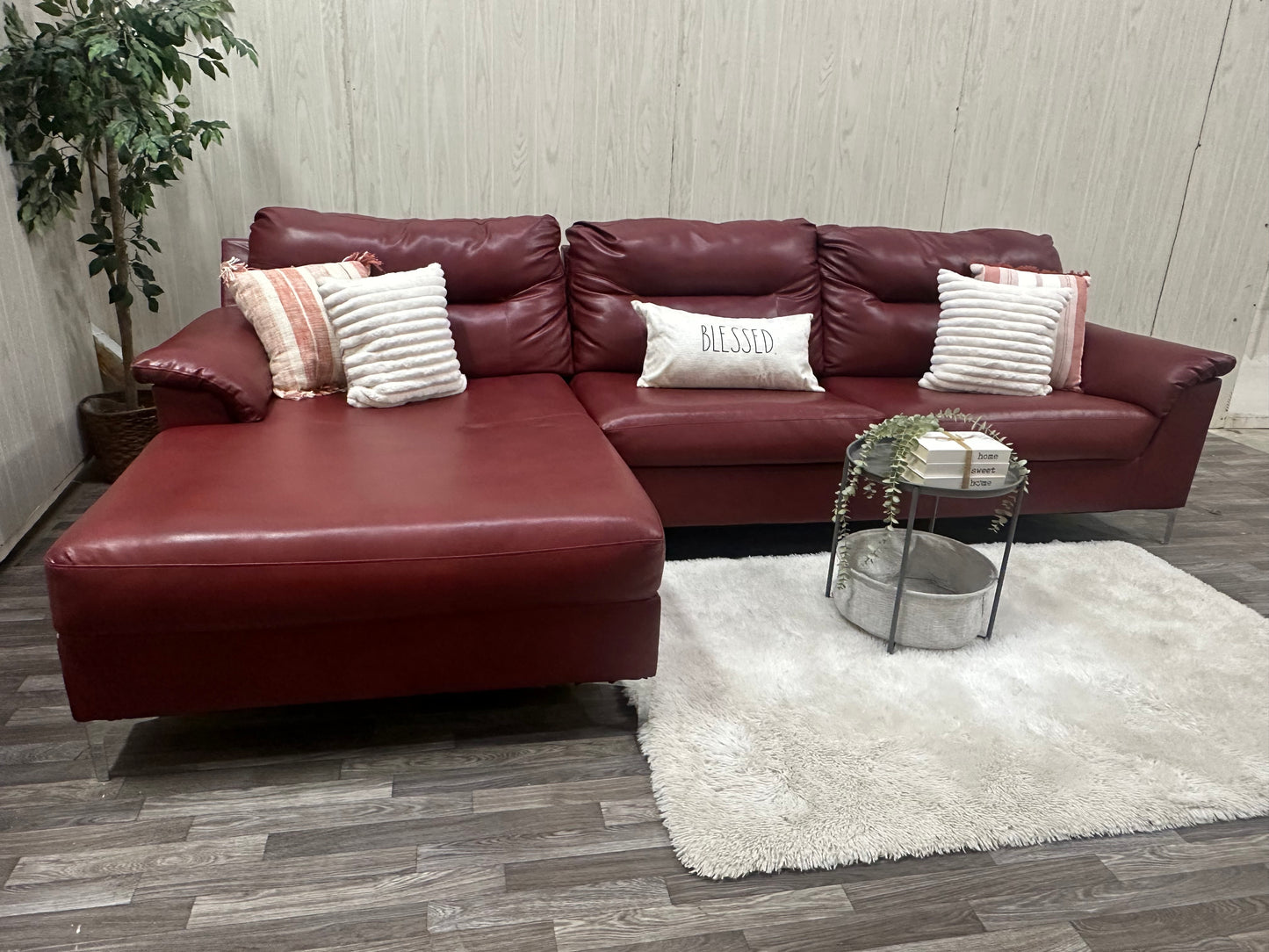 Large Leather Sectional Couch