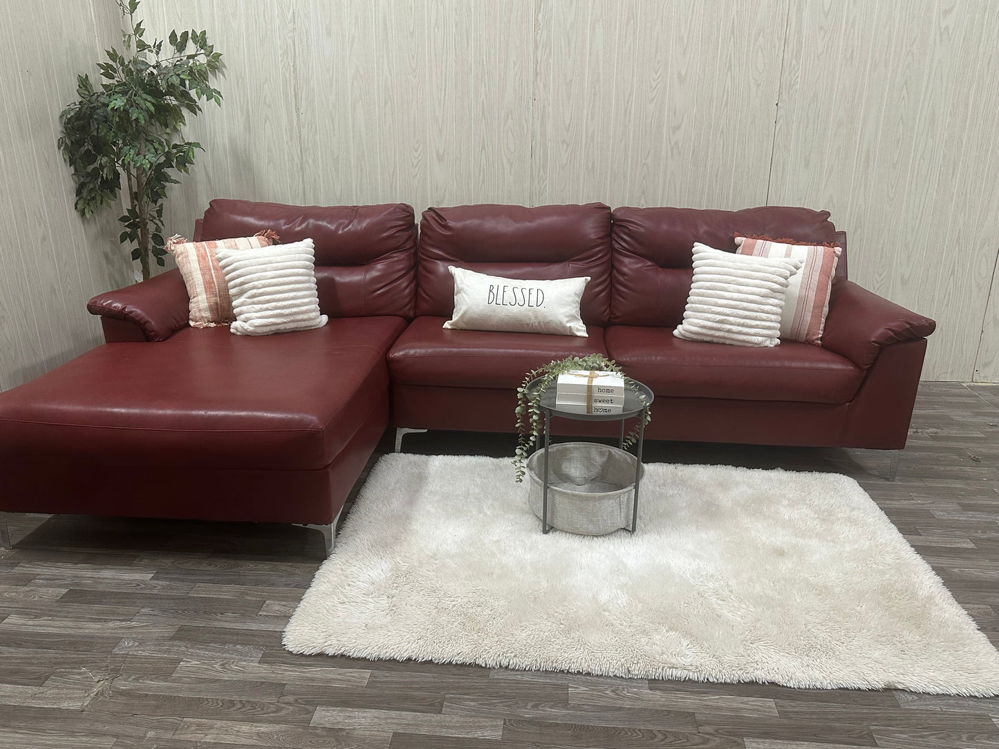 Large Leather Sectional Couch
