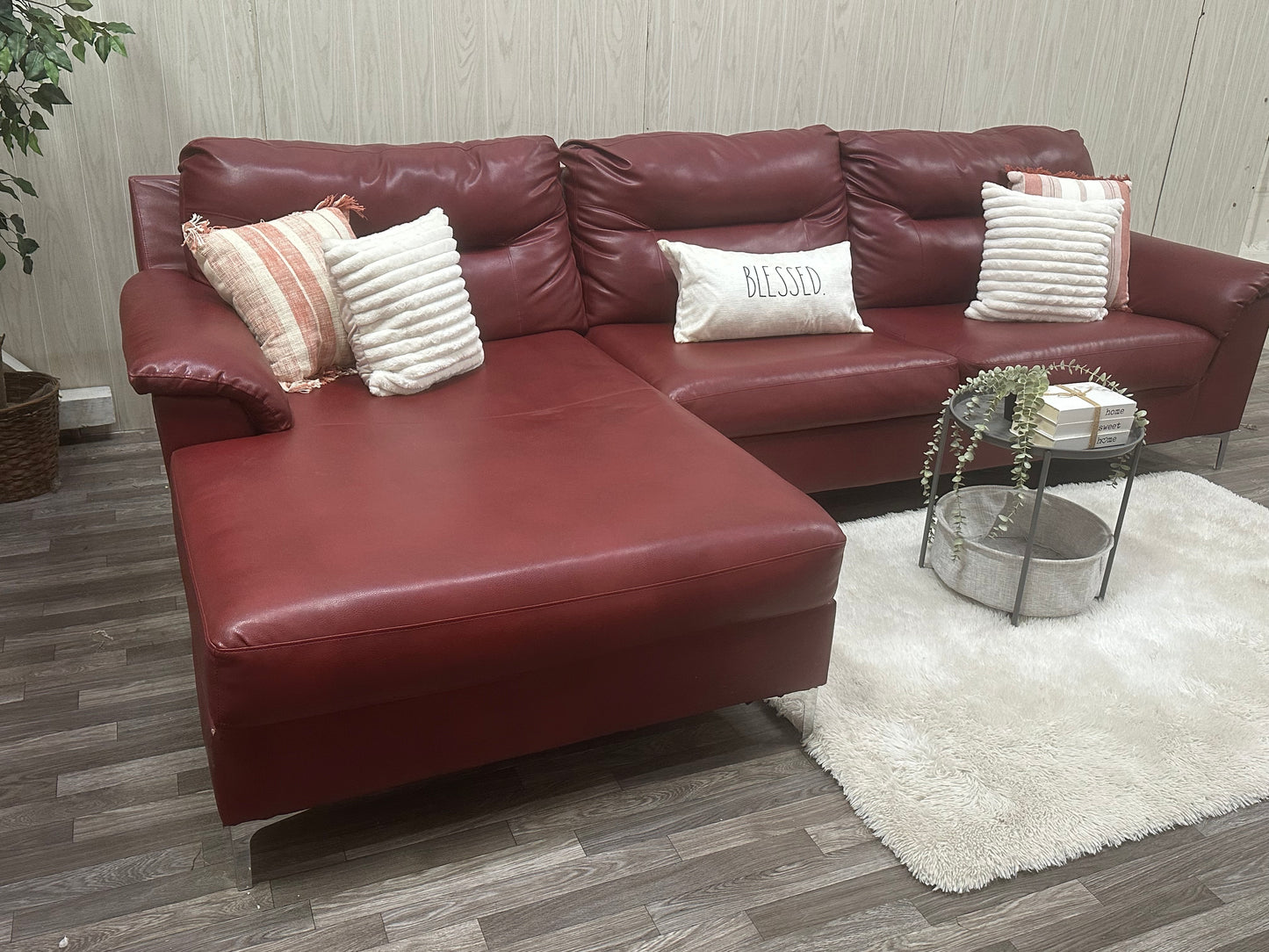 Large Leather Sectional Couch