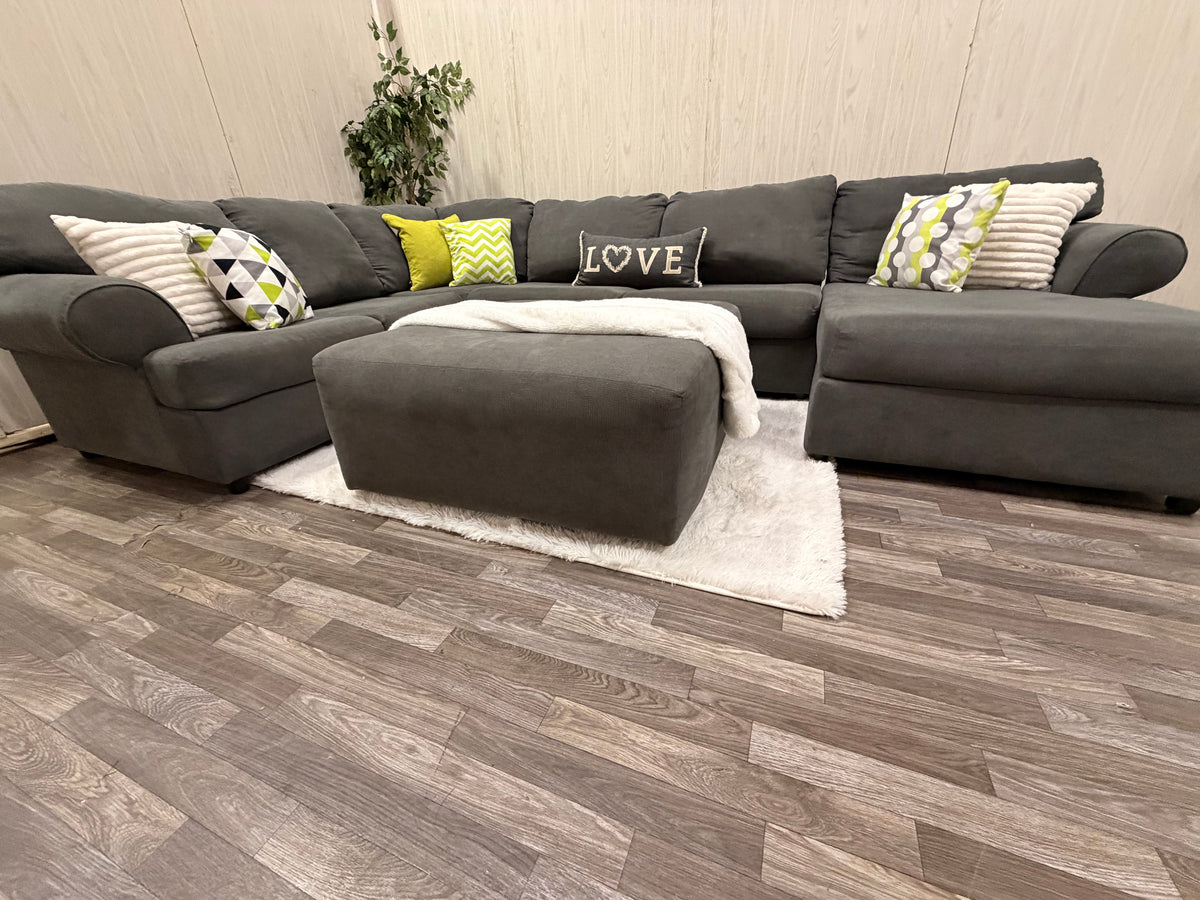 Ashley Furniture Sectional w/ Ottoman
