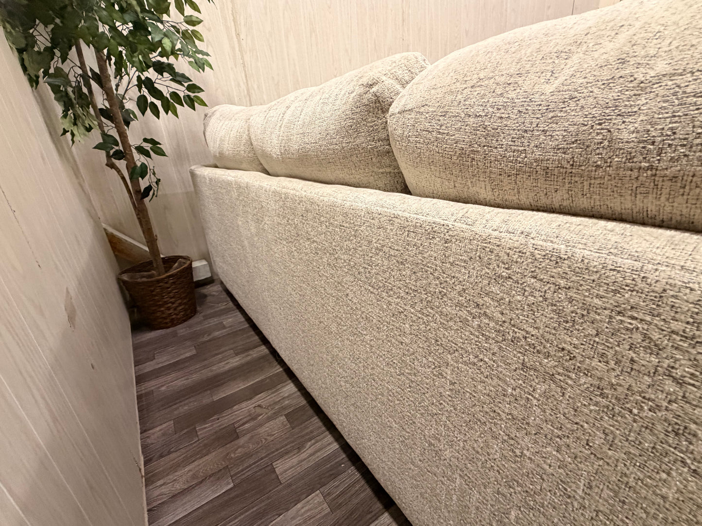 Light Beige Large Bassett Sectional Couch