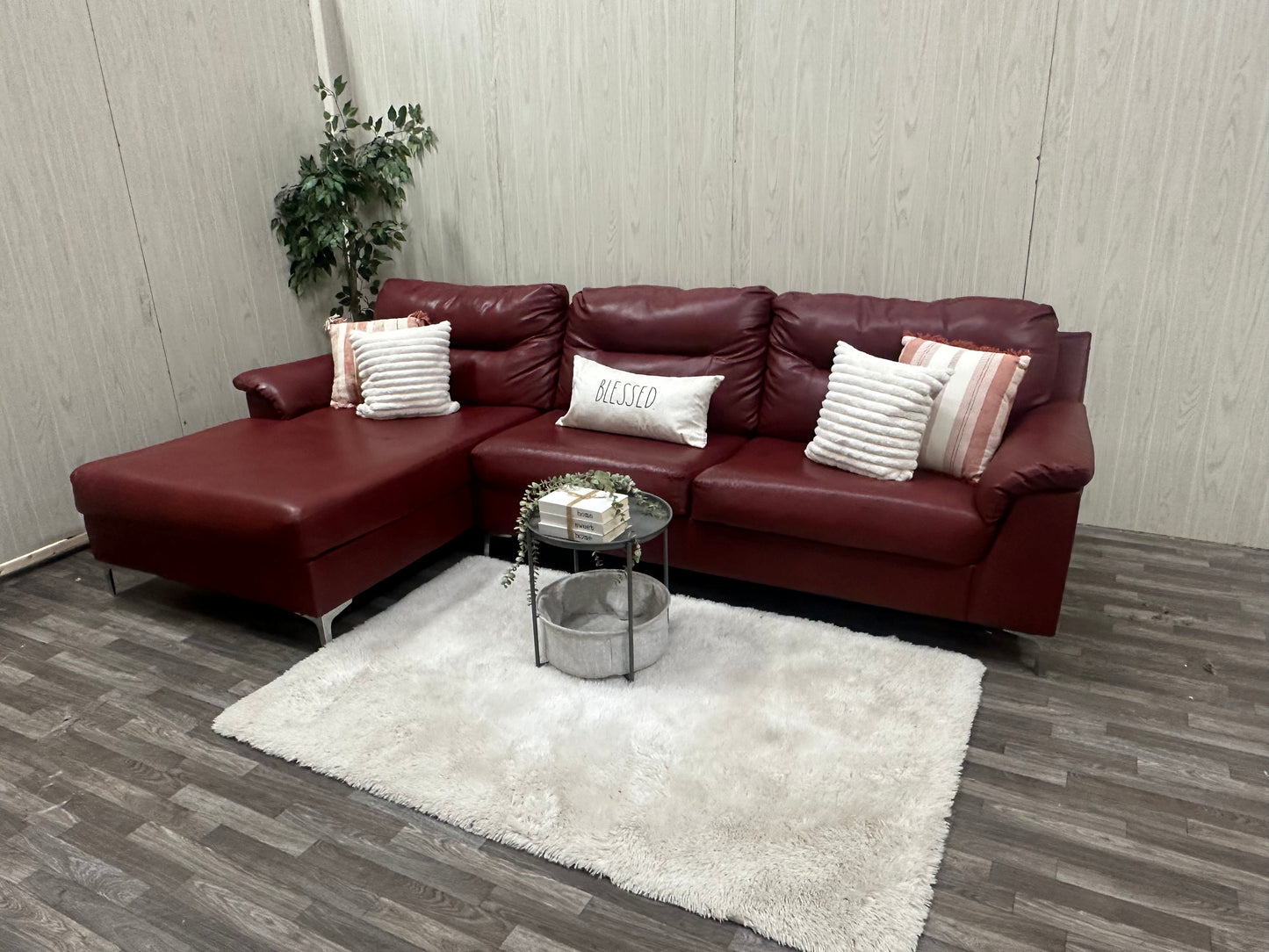 Large Leather Sectional Couch