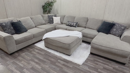 Huge 5-piece Sectional w/ Ottoman