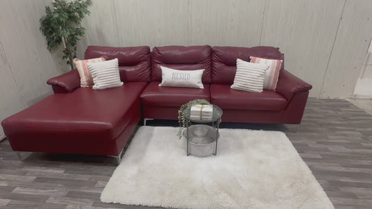 Large Leather Sectional Couch