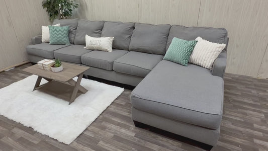 Large Gray Ashley Furniture Sectional Couch