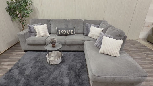 Large Gray Ashley Furniture Sectional Couch
