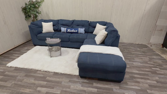 Navy Blue Ashley Furniture Sectional