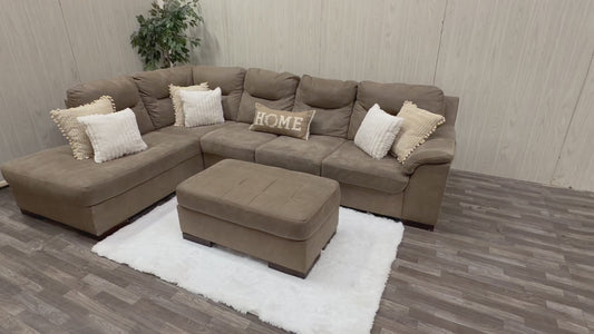 Ashley Furniture Sectional w/ Ottoman